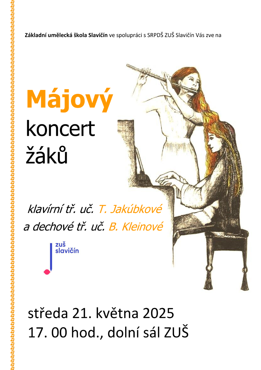 Májový koncert T-B Jakúbková-Kleinová 21.5.2025 – titulní